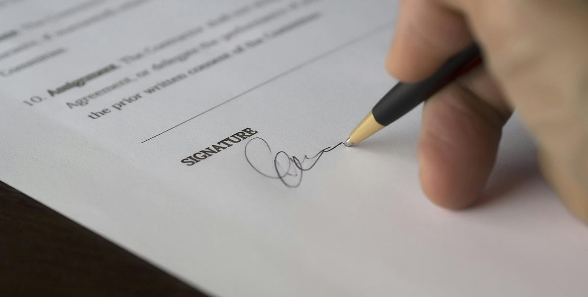 Signature acte de décès